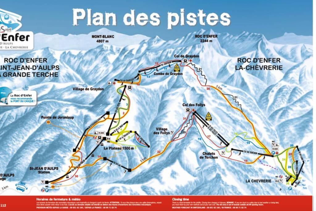 Le Relai S31 - Grand Et Lumineux Studio Avec Coin Montagne 4-6 Pers, Tout Equipe, Avec Wifi, A 30M Des Pistes Avec Un Grand Balcon, Draps Non Compris Saint-Jean-d'Aulps Ngoại thất bức ảnh