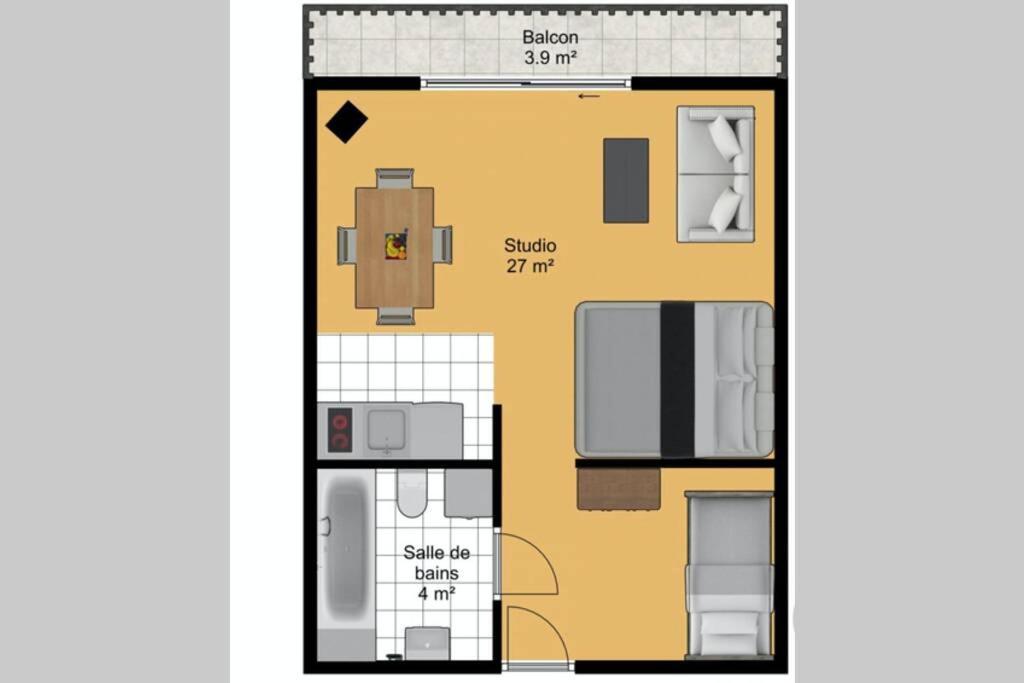 Le Relai S31 - Grand Et Lumineux Studio Avec Coin Montagne 4-6 Pers, Tout Equipe, Avec Wifi, A 30M Des Pistes Avec Un Grand Balcon, Draps Non Compris Saint-Jean-d'Aulps Ngoại thất bức ảnh