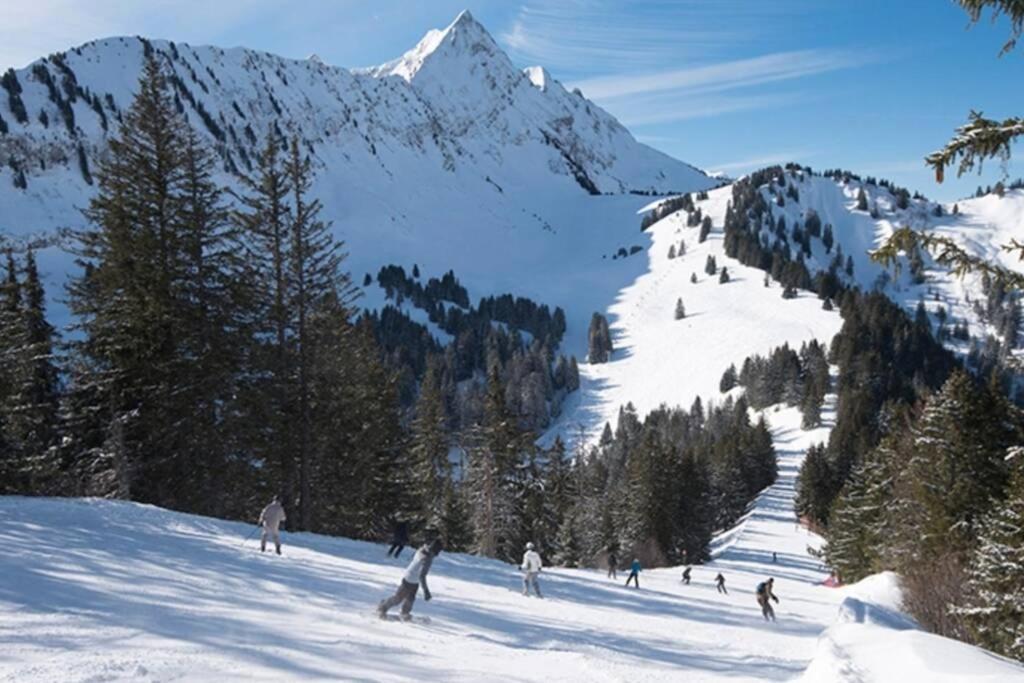 Le Relai S31 - Grand Et Lumineux Studio Avec Coin Montagne 4-6 Pers, Tout Equipe, Avec Wifi, A 30M Des Pistes Avec Un Grand Balcon, Draps Non Compris Saint-Jean-d'Aulps Ngoại thất bức ảnh